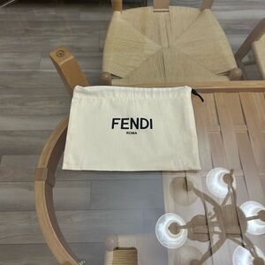 Authentic Fendi Cream Pouch